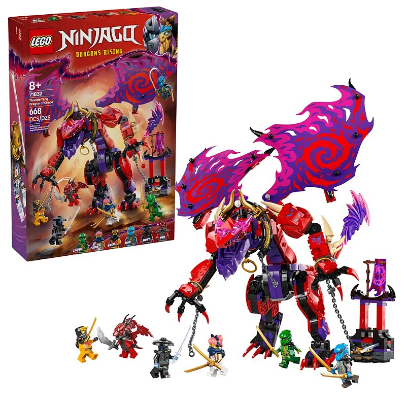 LEGO 71832 Ninjago® - Dragão do Caos Thunderfang - Bricks 4Fun