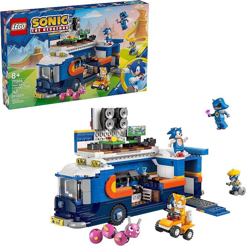LEGO 77006 Sonic the Hedgehog™ - Caminhão de Comando da Equipe Sonic ...
