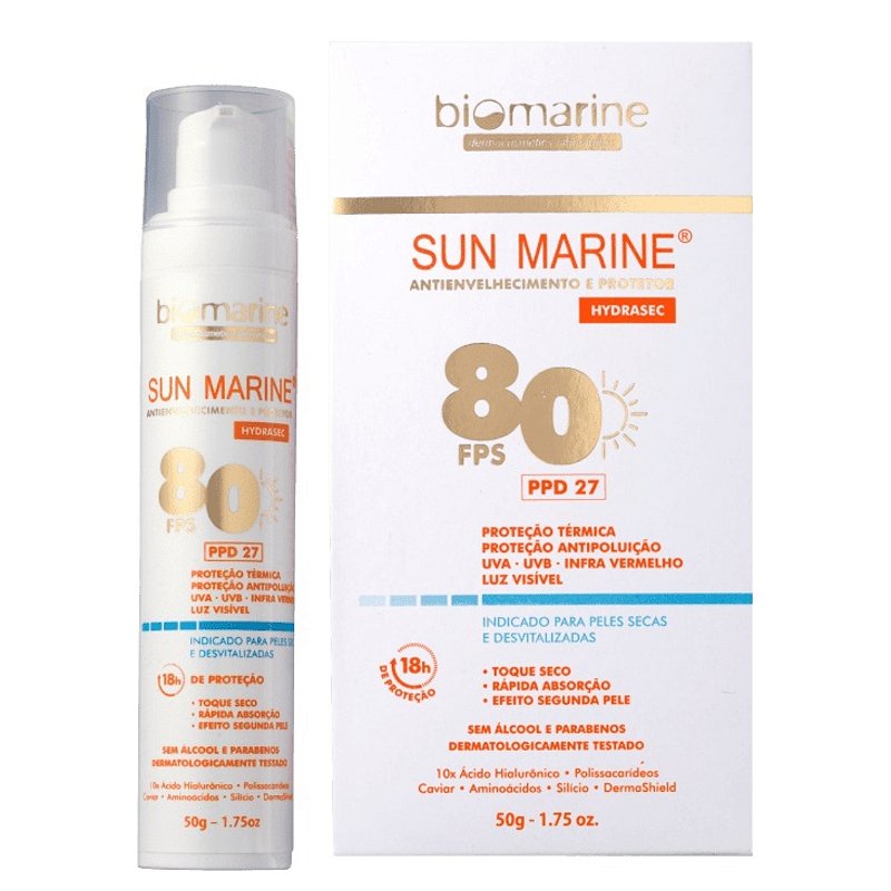 Biomarine Protetor Solar Sun Marine Fps 80 50g
