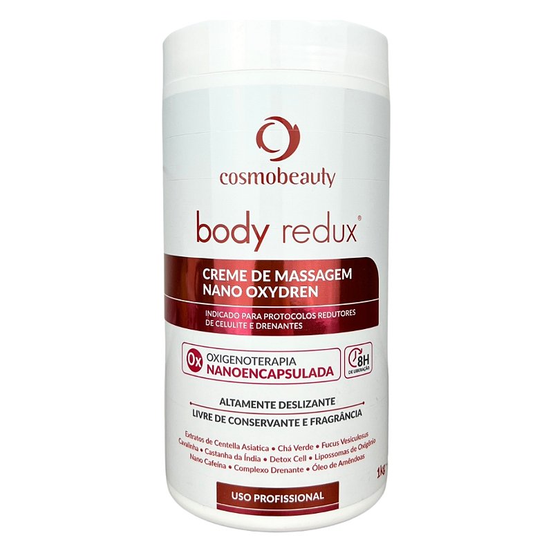 Cosmobeauty Oxydren Creme De Massagem Body Redux 1kg