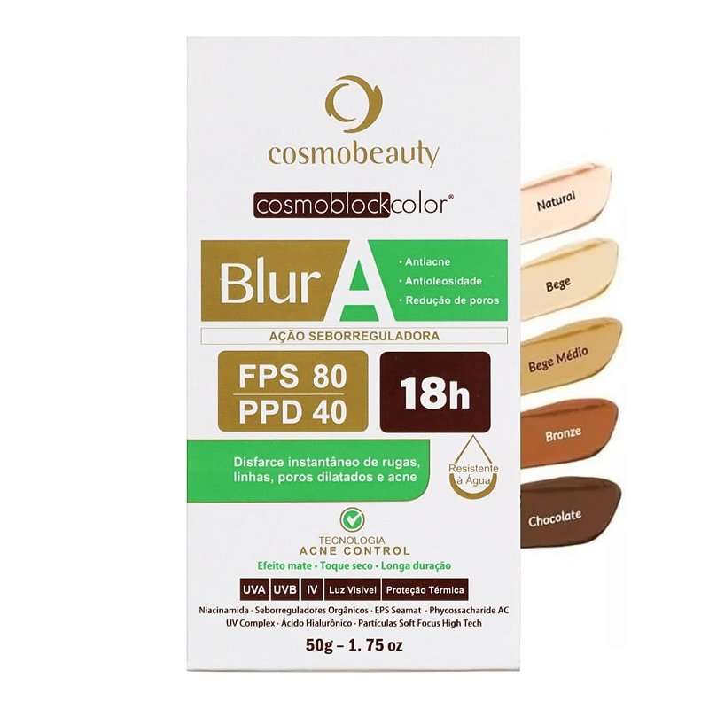 Cosmobeauty Blur A Antiacne Antioleosidade Fps80 50g