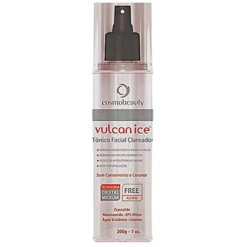 Cosmobeauty Vulcan Ice Tônico Clareador 200ml