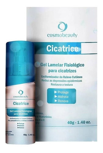 Cosmobeauty Cicatrice Gel Lamelar Fisiológico 40g
