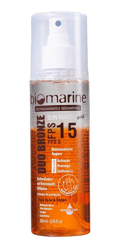 Biomarine Sun Marine Duo Bronze Fps15 200Ml