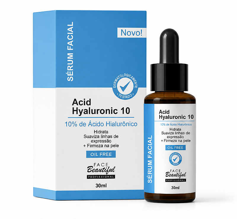 Serum de Ácido Hialurônico 10% Face Beautiful 30ml