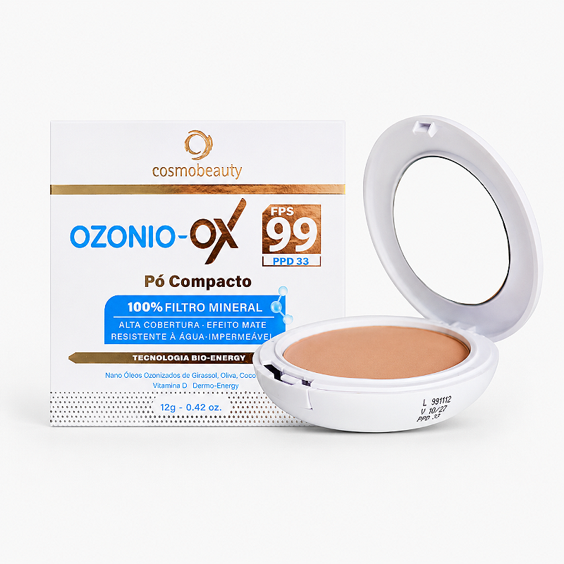 Cosmobeauty Ozonio Ox Pó Compacto FPS 99 12g