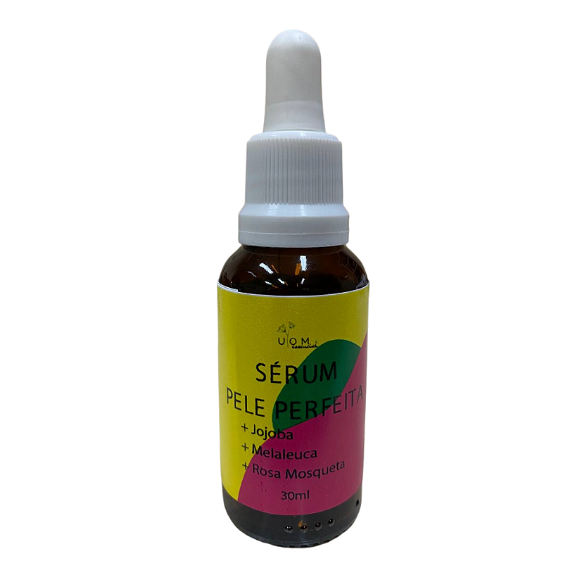 Sérum Pele Perfeita 30 | Melaleuca, Jojoba e Rosa Mosqueta - UOM