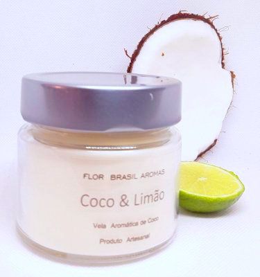 Vela Aromática Limão e Coco