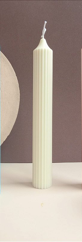 Vela  Pilar  Frisada  Natural