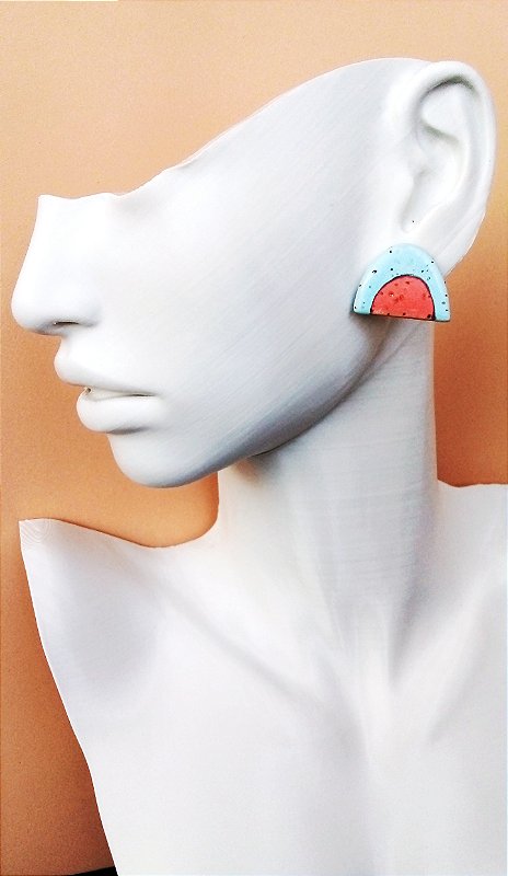 Brinco de Cerâmica Artesanal