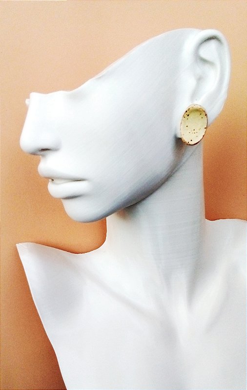 Brinco de Cerâmica Artesanal