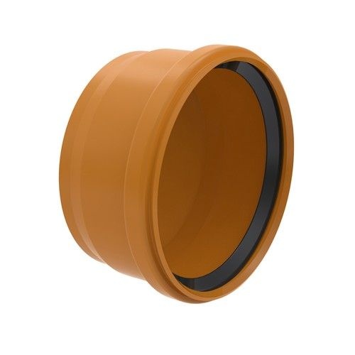 Cap PVC Ocre DN 100mm c/ Anel - Hidrauconex