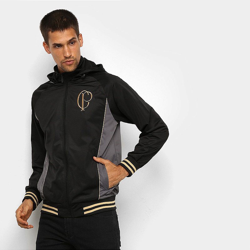 jaqueta do corinthians com capuz