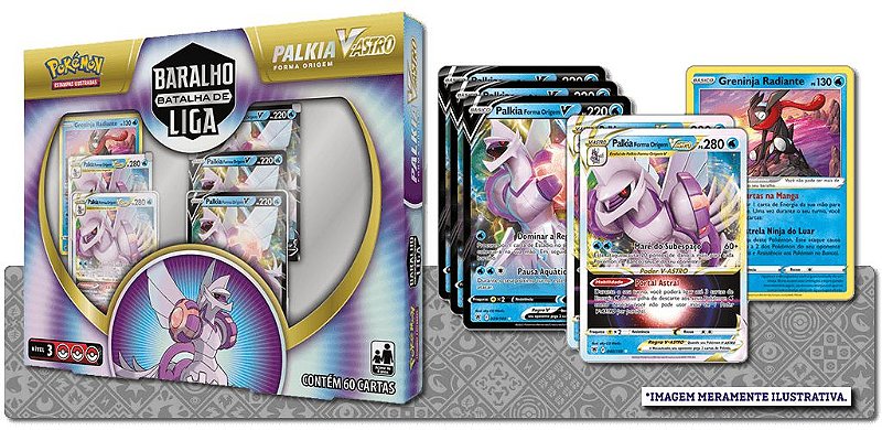 Box de Cartas Pokémon - Palkia Forma Origem V-Astro - Batalha de