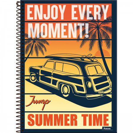 Caderno Foroni Jump 96 Folhas Capa Dura Espiral Caderno Jump Capa Dura Espiral (7899264301793)