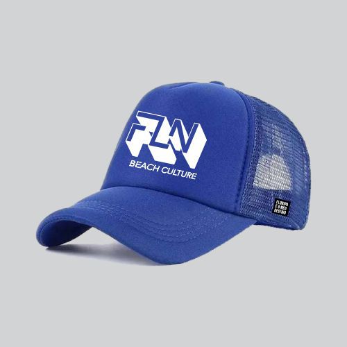 Boné FLN Trucker Azul Royal Beach Culture