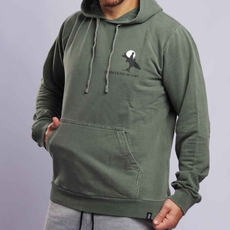MOLETOM CANGURU FLN SURFISTAINHA VERDE