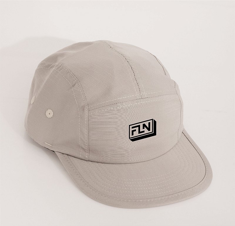 Boné Five Panel Logo Perpectiva FLN 2 Areia