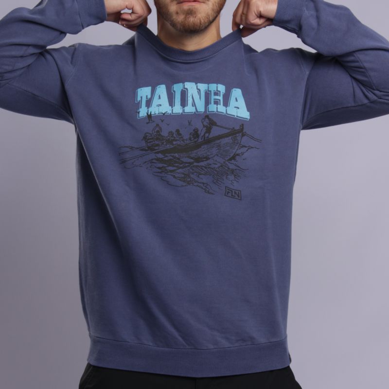 BLUSÃO DE MOLETOM AZUL Z11