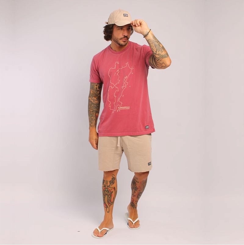 Camiseta Ilha Vinho