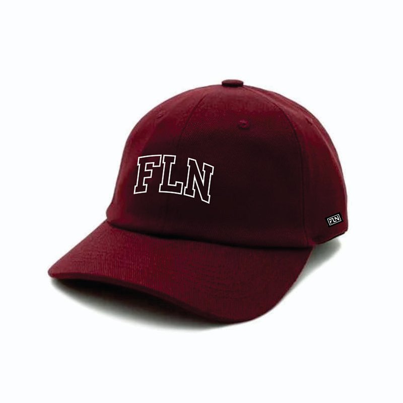 Boné Dad hat FLN Bordado Vinho