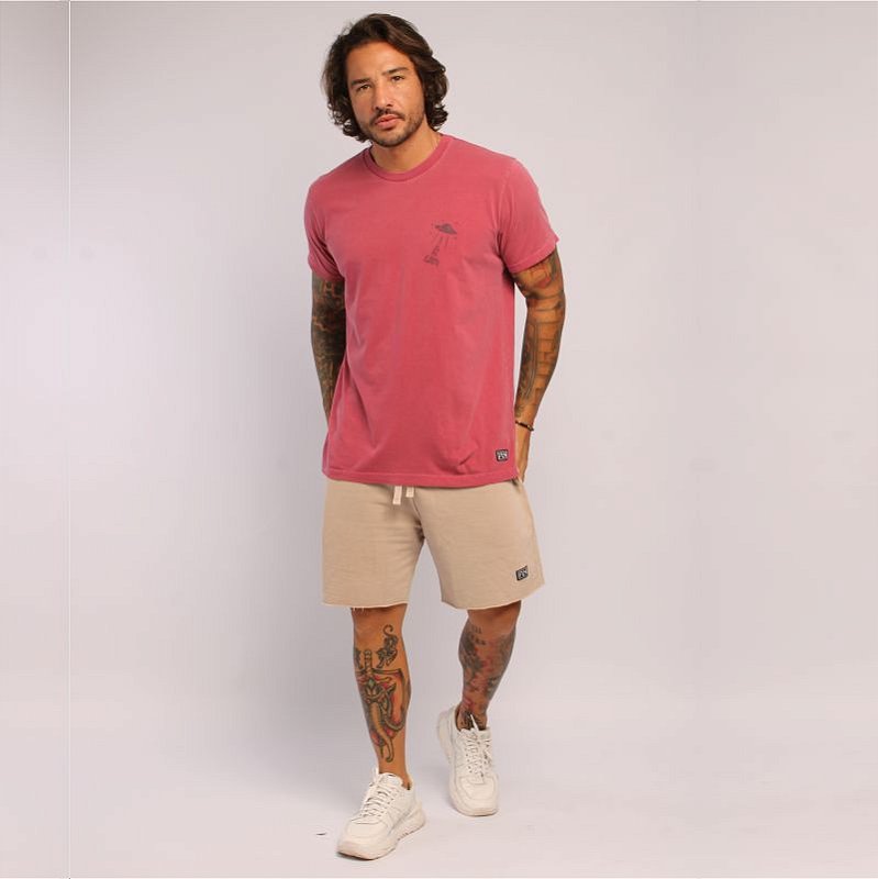 Camiseta Me leva pra Floripa Vinho