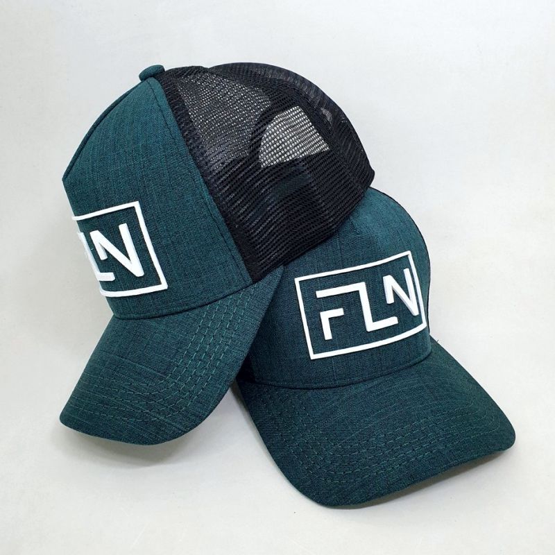 Boné FLN Trucker Verde Mescla Clássico