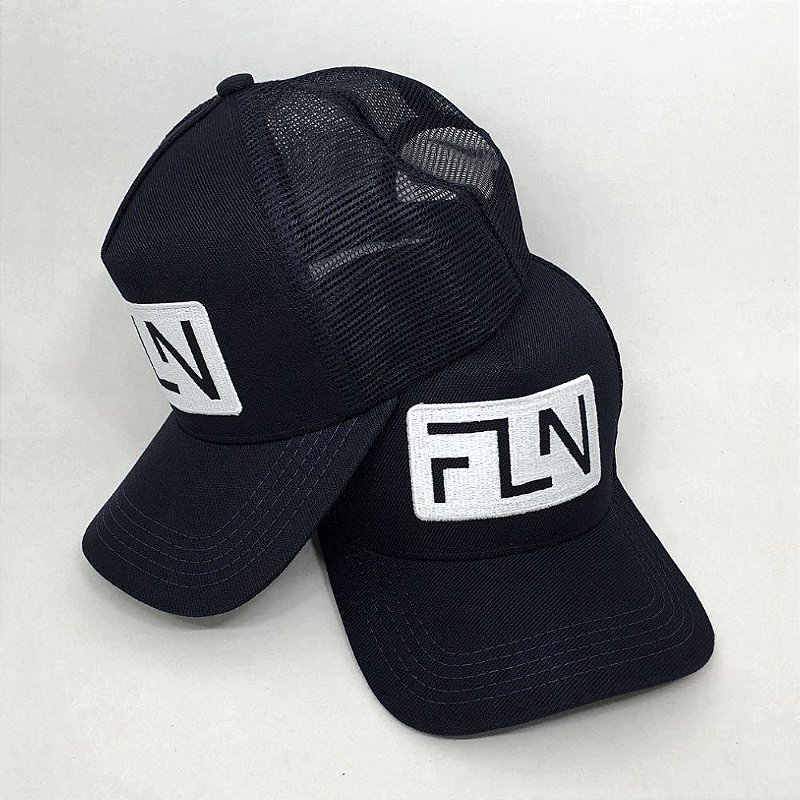 Boné FLN Trucker Azul Marinho Clássico