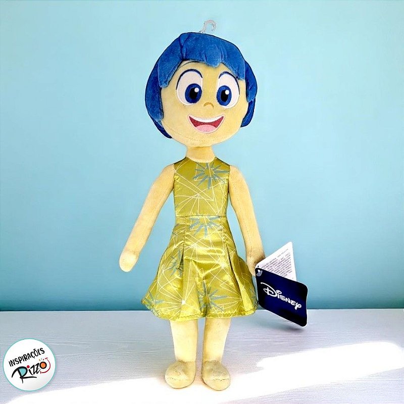 Pelúcia Alegria - Divertidamente - 40cm - 1 unidade - Disney Original ...