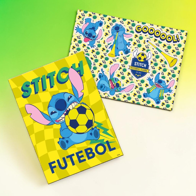 Kit Decorativo - Stitch Na Copa - 9 Itens - Disney Original - 1