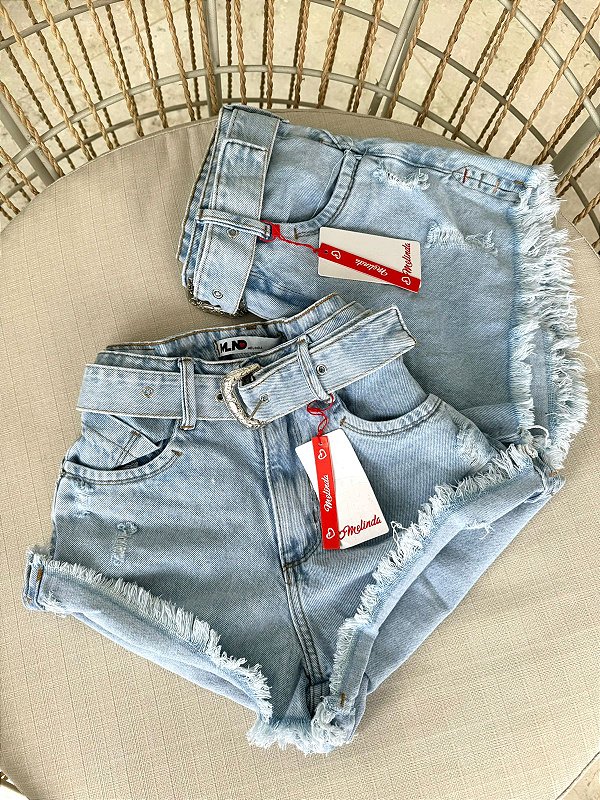 Shorts Jeans Com Cinta Ref : 3165402 - Box do Adriano