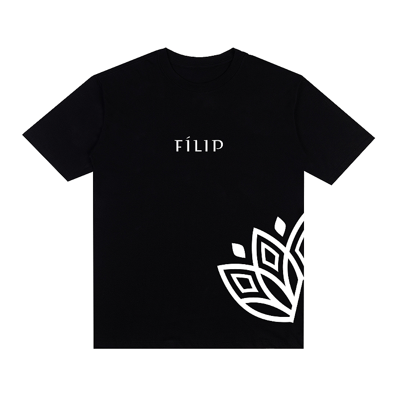 Camiseta Fílip Club Logo - Preta - Filip Joias