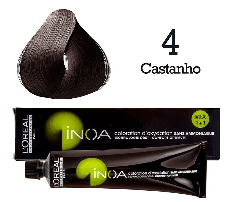 Coloração Inoa 4 Castanho 