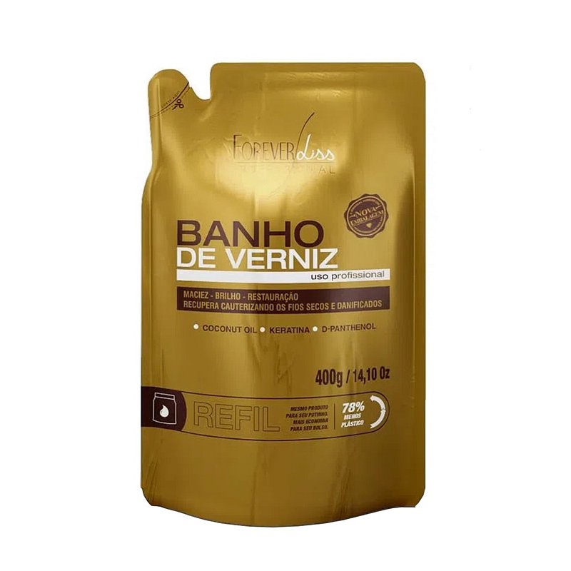 Forever Liss Banho De Verniz Brilho Máscara Hidratante 1kg