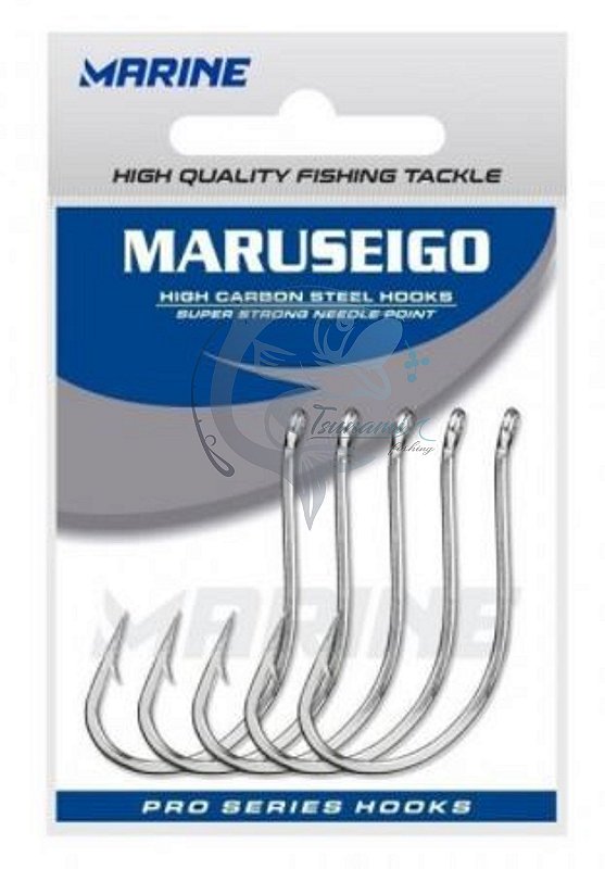 マル Anzol Marine Maruseigo Nickel - Escolha o Tamanho - Tsunami Fishing