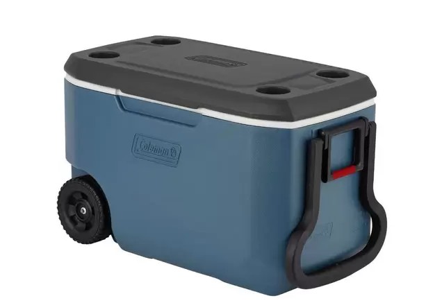 CAIXA TERMICA 62 QT / 58 L XTREME 5 - AZUL C/ RODAS - Tsunami Fishing