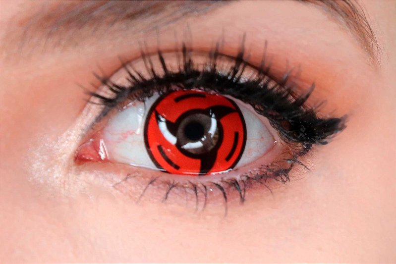 Lente de contato sharingan itachi - Geek Lens - Lentes de contato