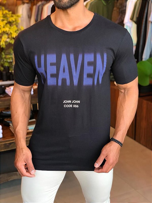 Camiseta John John Heaven Preta - Compre Agora