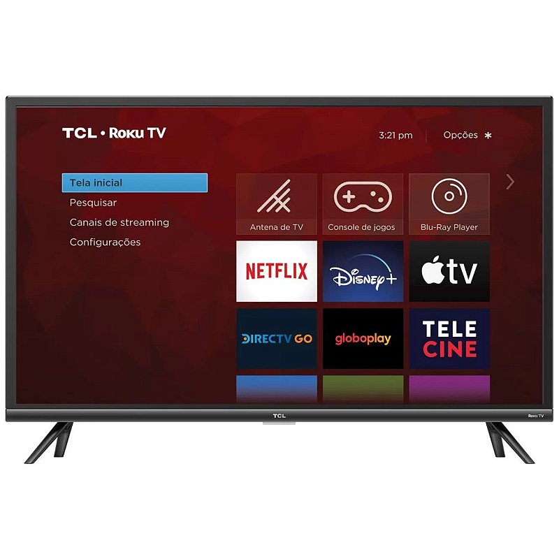 Smart Tv 43 LED HD 43RS520 3HDMI 1USB - TCL - ATACADÃO DOS ELETROS