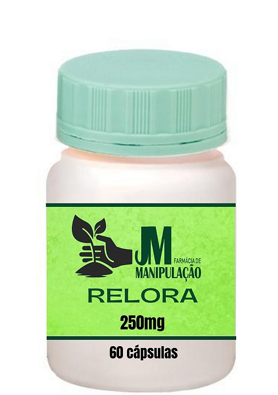 RELORA 250mg 60 cápsulas JM Farmácia de Manipulação