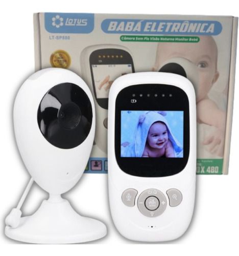 Baba Eletronica Camera Audio S/ Fio E Visor 2.4 Polegadas - MB UTILIDADES