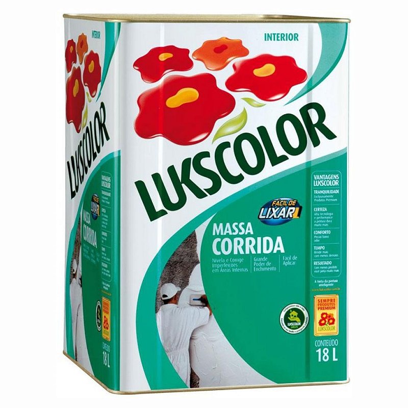 Massa Corrida Lukscolor 25kg