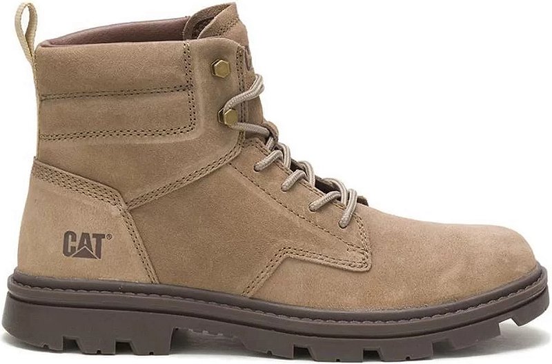 Bota caterpillar couro botina marrom adventure em Promoção na Americanas