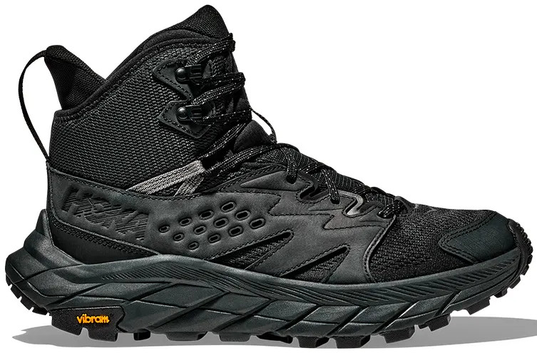 Bota Hoka Anacapa Breeze Mid Masculina - Preta - CIA das BOTAS