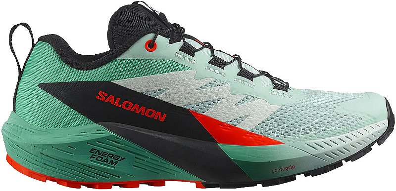 Tênis Salomon Sense Ride 5 Feminino - Verde - CIA das BOTAS