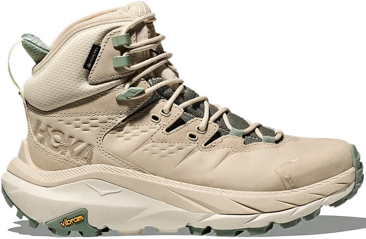 Bota Hoka Kaha 2 Mid GTX Feminina - Bege - CIA das BOTAS