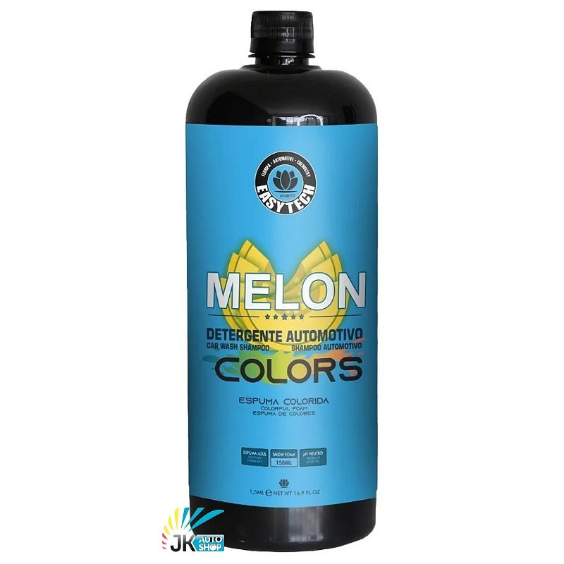 SHAMPOO AUTOMOTIVO MELON COLORS AZUL 1:150 1,5L - EASYTECH - JK