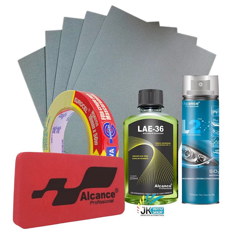 Kit Produtos Automotivos Limpeza Profissional Vonixx - Escorrega o