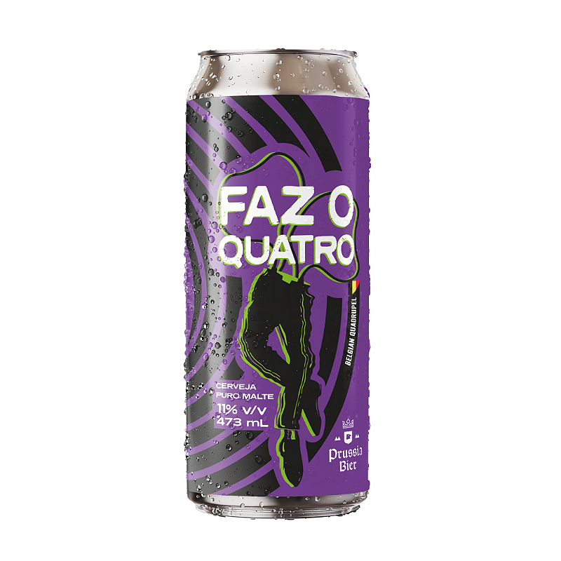 CERVEJA QUADRUPEL FAZ O QUATRO - LATA 473ML UNIDADE - Prussia Bier