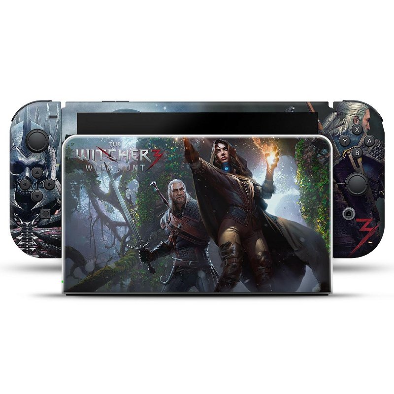 Nintendo Switch Oled Skin The Witcher 3 Wild Hunt Pop Arte Skins